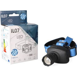 IL07 LED 3W 3xAAA žibintas ant galvos