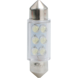 LED L023W 12V 36mm 6xFlux diodai balti