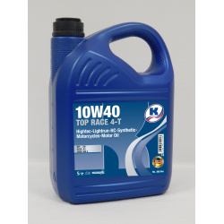 Top Race 4-T 5L 10W40 API SN+ HC sintetinė keturtakčių motociklų alyva ; ACEA A3-04 ; JASO MA2