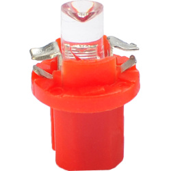 LED L004R B8.5D 12V prietaisų skydelio raudona