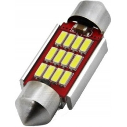 Blisteris 1 vnt. LED LB603W C5W 10-30V 11x36mm max 1.92W balta 12 SMD4014 diodų CANBUS 210LM