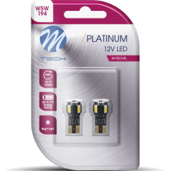 Blisteris 2 vnt. LED LB804W T10 W5W 5 SMD5630 max 2.2W balti