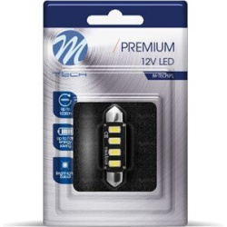 Blisteris 1 vnt. LED LB335W C5W 11x41mm 12V 2W 4xSMD5730 balta CANBUS