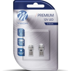 Blisteris 2 vnt. LB346W T10 W5W 12V 2LED SMD5730 balti su linze canbus