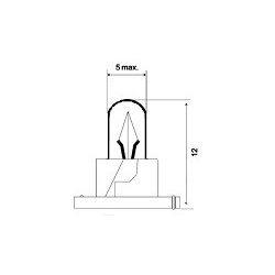 WB 14V 1,4W HRQ F4.8W Black