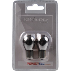 Blisteris 2 vnt.12V 21W BA15S Chrome