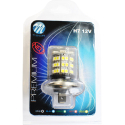 Blisteris 1vnt. LED LBX67 H7 12V 4.8W PX26D 4 SMD5050 + 42 SMD3528 diodų