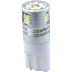 LED L086W T10 12V W5W 0.48W 10 SMD3104 balti
