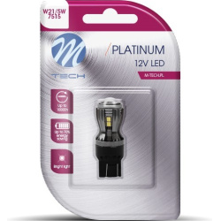 Blisters 1 vnt. 12-24V T20 W21/5W W3x16Q balta